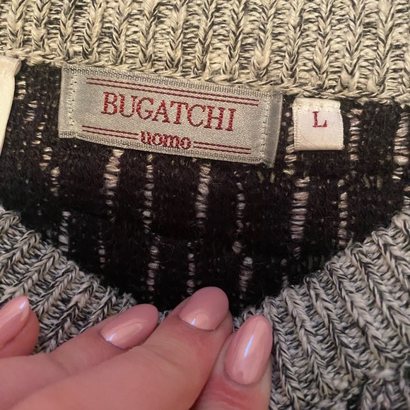 checkerboard grandpa sweater - Picture 2 of 2